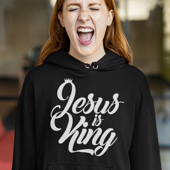 Jesus Is King Hoodie, Jesus Clothing, - Picture 1 of 5